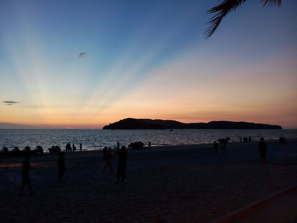 Sunset at Pantai Cenang Langkawi