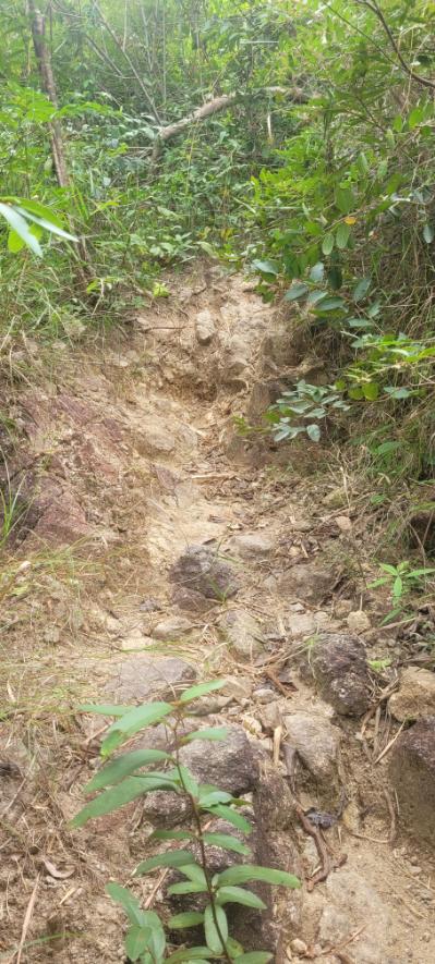 rocky steep path to Koh Adang viewpoint